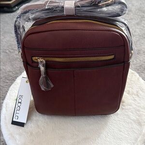 Women’s Burgundy Crossbody Bag